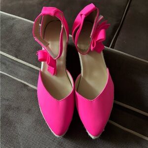 Cute wedge Pink Women's Shoes
